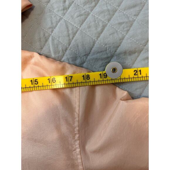New LIZ GOLF Womens Size S Peach Cinch Waist Hooded Windbreaker Jacket - Picture 9 of 12